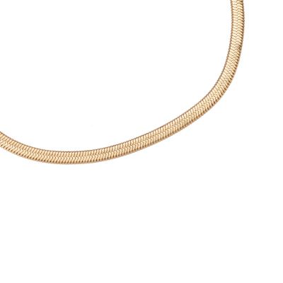 Snake Chain Armband – Goudkleurige Minimalistische RVS Armband