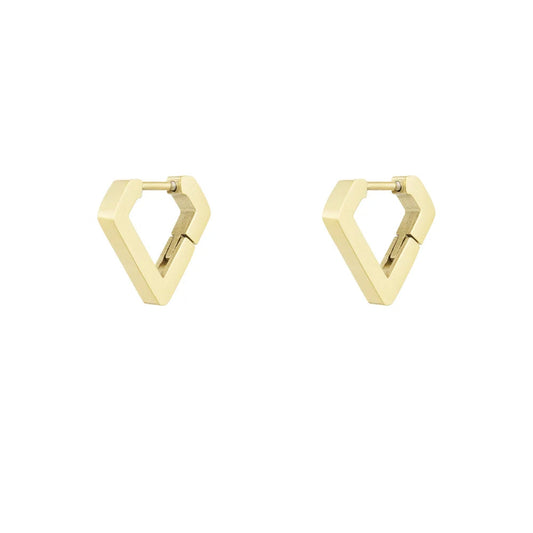 Diana Earrings - Minimalistische RVS oorbellen goud