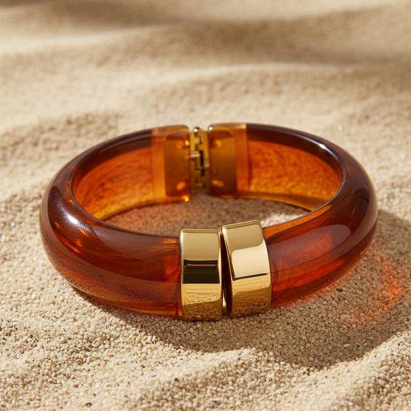 Amber hars bangle – Pinterest productfoto