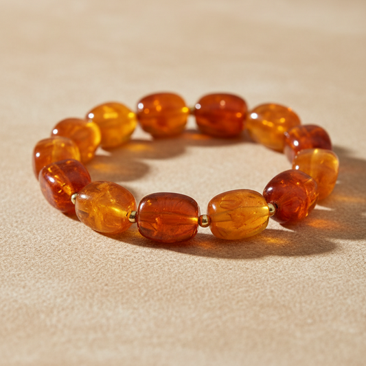Amber kralenarmband – Pinterest productfoto