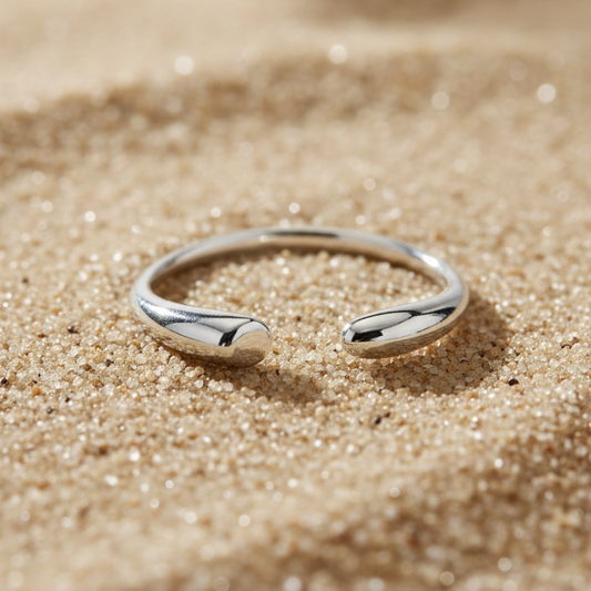The Essential Ring zilver – Pinterest productfoto